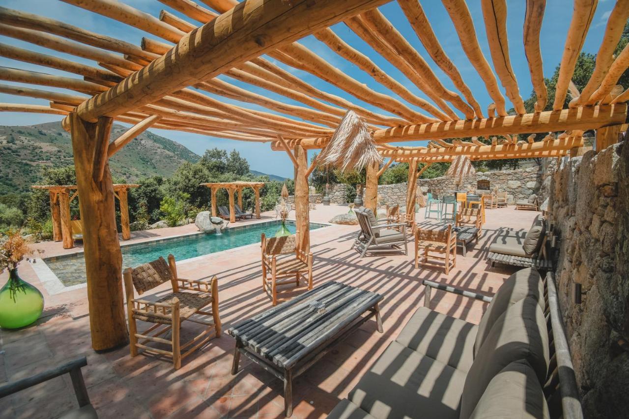 Residence De Luxe 4 Etoiles A Pietralba, 4 Logements Piscine Chauffee Balagne Dış mekan fotoğraf